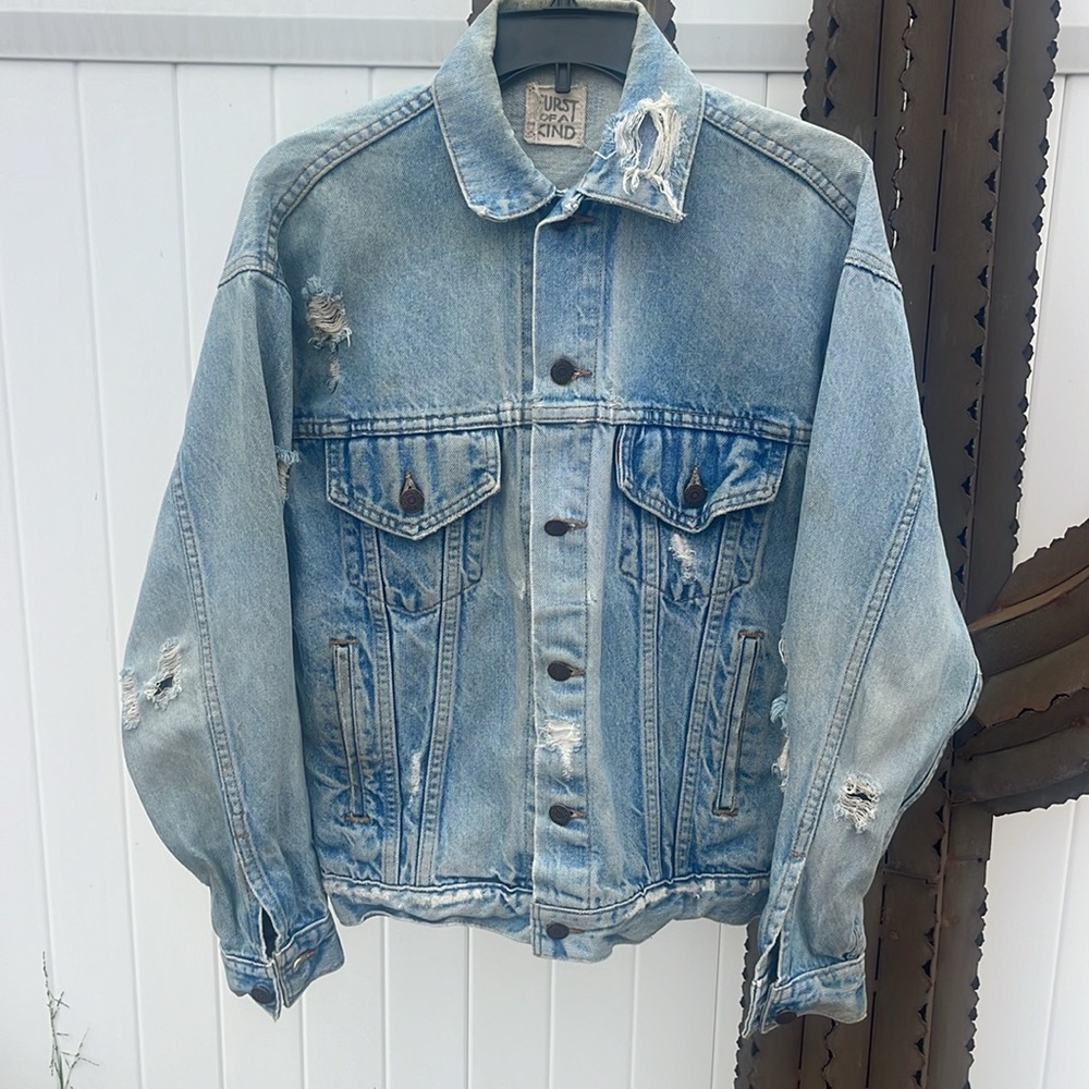 LF Furst of A Kind xVintage Levi's Trucker Jacket - Picture 12 of 16